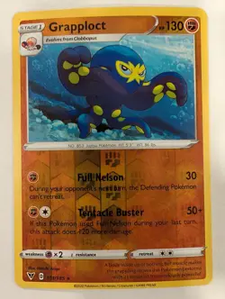 Grapploct 101/185 Vivid Voltage Pokemon Reverse Holo Foil Nice! - Image 1