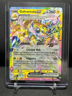 Galvantula ex 051/142 Double Rare Holo Pokemon 2024 Stellar Crown NM - Image 1