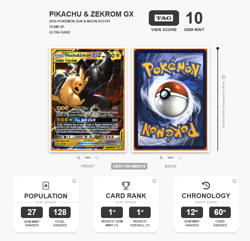 TAG 10 Pikachu & Zekrom GX #33/181 Pokemon Team Up US English (Read Description) - Image 5