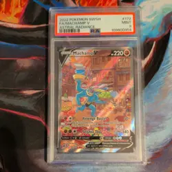 2022 Pokemon SWSH FA/ Machamp #172 Astral Radiance PSA MINT 9 - Image 1