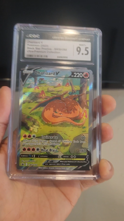 2022 Pokemon Charizard V SWSH260 CGC 9.5 Mint+ Better Grade Than CGC 9 Sleeping - Image 2