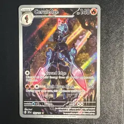 Pokemon TCG Ceruledge 197/191 IR Sv08: Surging Sparks Holo NM - Image 1