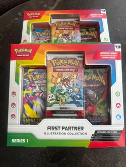 Lot Of 2 ✅ Pokemon TCG First Partner Illustration Collection Series 1 New Sealed - Image 1