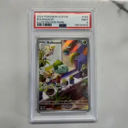 2024 POKEMON STELLAR CROWN #143 BULBASAUR 🌱 PSA 9 - Image 1