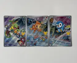 Pokemon TCG First Partner Illustration Collection Series 1 Sinnoh Starters - Image 1