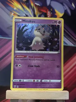 Pokemon TCG - Mimikyu 081/189 - Darkness Ablaze Holo Rare - NM/M - Image 1