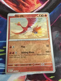 Pokemon TCG Ho-Oh 019/191 Sv08: Surging Sparks Reverse Holo - Image 1