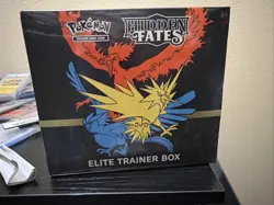 Pokemon TCG: Sun & Moon - Hidden Fates - Elite Trainer Box (ETB) SEALED w/Case - Image 1