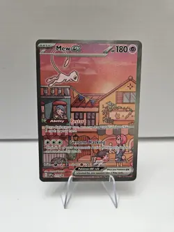 Mew ex SVP 053 Pokemon TCG Scarlet Violet 151 Black Star Promo Full Art - Image 1