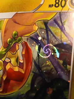 GALAXY SWIRL Pokemon Sword & Shield Flapple SWSH189 Black Star Promo Cosmos Holo - Image 1