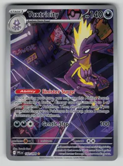 Toxtricity 103/094 Illustration Rare Phantasmal Flames Pokemon NM - Image 1