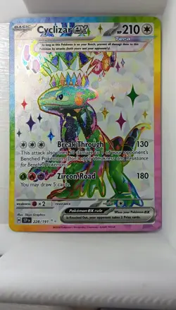Cyclizar EX 228/191 Sv08: Surging Sparks Full Art Ultra Rare Holo Pokemon TCG - Image 1