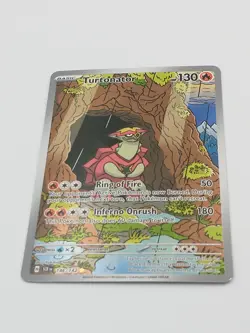 Turtonator - 146/142 Illustration Rare Holo NM Pokemon SV07: Stellar Crown LP - Image 1