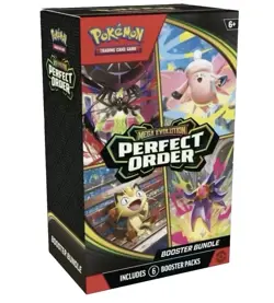 Pokemon TCG: Mega Evolution-Perfect Order Booster Bundle (6 Packs) - Image 1