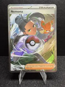 Pokemon Nemona 238/091 SV: Paldean Fates Holo Special Illustration Rare Trainer - Image 1