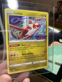 Pokemon TCG Latias (Prerelease Stamp) SWSH171 Sword & Shield Black Star Promo - Image 1