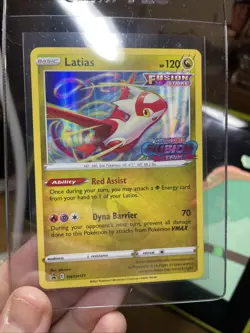 Pokemon TCG Latias (Prerelease Stamp) SWSH171 Sword & Shield Black Star Promo - Image 2