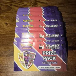 Play! Pokemon Prize Pack Series 6 *FACTORY SEALED* Promo Packs NEW NM [x15] - Image 1