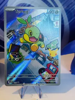 Pokemon Turtwig MEP 040 Mega Evolution Black Star Promo IR 30th Anniversary NM/M - Image 2