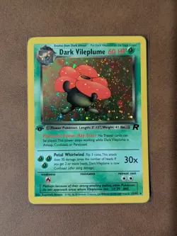Dark Vileplume 13/82, 1st Edition Team Rocket - NM Holo Pokemon TCG - Image 1