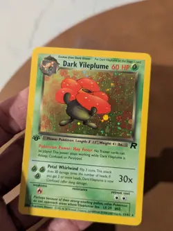 Dark Vileplume 13/82, 1st Edition Team Rocket - NM Holo Pokemon TCG - Image 4