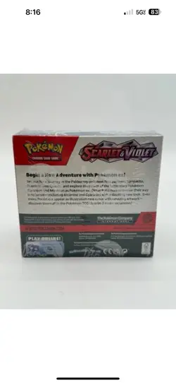Pokemon TCG Scarlet and Violet Base Set Booster Box Sealed - Image 2