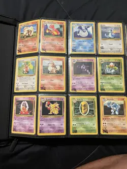 Pokemon Base Set Near Complete C/Uc - Image 1