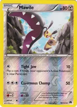 Reverse Holo Mawile 78/122 Uncommon XY - BREAKpoint Pokemon TCG - Image 1