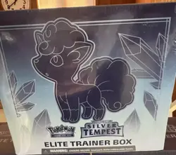 Pokemon TCG Sword & Shield Silver Tempest Elite Trainer Box Sealed - Image 1