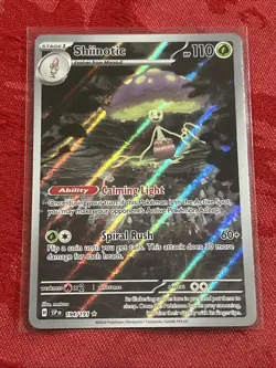 Pokemon Shiinotic 194/191 Illustration Rare Pokemon TCG SSP 2024 Surging Sparks - Image 1