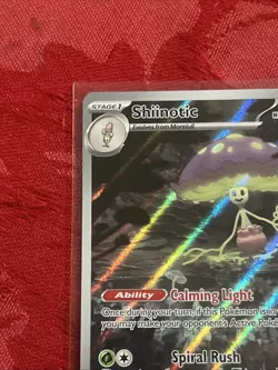 Pokemon Shiinotic 194/191 Illustration Rare Pokemon TCG SSP 2024 Surging Sparks - Image 3