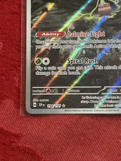 Pokemon Shiinotic 194/191 Illustration Rare Pokemon TCG SSP 2024 Surging Sparks - Image 4