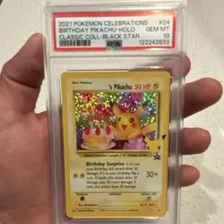 Pokemon 2021 Celebrations Classic Collection ______'s Pikachu 24/53 Holo PSA 10 - Image 2