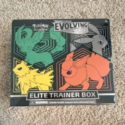 Pokemon Sword & Shield Evolving Skies Elite Trainer Box Leafeon Umbreon *READ* - Image 1