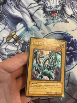 YUGIOH Blue-Eyes White Dragon BPT-009 Secret Rare Unlimited LP (STL) - Image 4