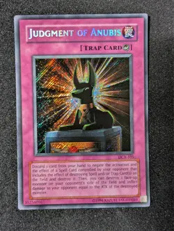 Yu-Gi-Oh! - Judgment Of Anubis - Secret Rare - DCR-105 Unlimited Original Print - Image 1