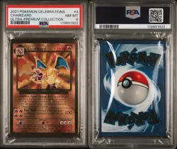 2021 Celebrations Ultra-Premium Collection Metal Charizard 4/102, PSA 8 NM-MT - Image 5