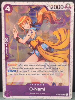 O-Nami ST18-002 Pirate Foil The Best Vol 2 One Piece PRB-02 Near Mint Card Game - Image 1