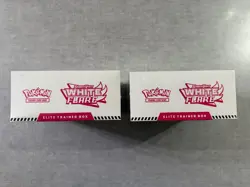 LOT OF 2 Pokemon Scarlet & Violet White Flare Elite Trainer Box ETB SEALED NEW - Image 2