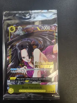 One Piece Boa Hancock Pre Release Event Winner P-115 Sealed Holo Stamp Op-15 - Image 1