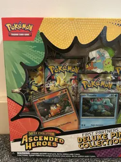 Pokemon TCG Mega Evolution Ascended Heroes -First Partners Deluxe Pin Collection - Image 3