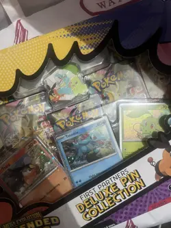 Pokemon TCG Mega Evolution Ascended Heroes First Partners Deluxe Pin Collection - Image 1