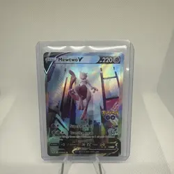 Mewtwo V (Alternate Full Art) 072/078 Pokemon GO Holo - Image 1