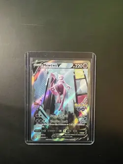 Mewtwo V (Alternate Full Art) 072/078 Pokemon GO Holo - Image 1