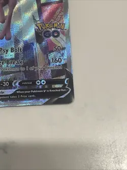 Mewtwo V (Alternate Full Art) 072/078 Pokemon GO Holo - Image 3