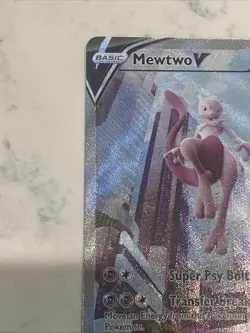 Mewtwo V (Alternate Full Art) 072/078 Pokemon GO Holo - Image 5