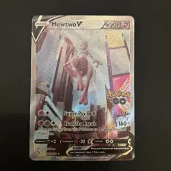 Mewtwo V (Alternate Full Art) 072/078 Pokemon GO Holo TCG - Image 1