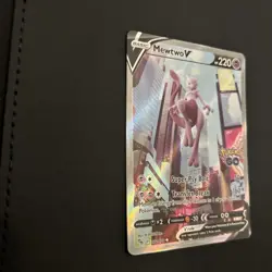 Mewtwo V (Alternate Full Art) 072/078 Pokemon GO Holo TCG - Image 2