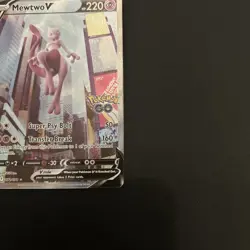 Mewtwo V (Alternate Full Art) 072/078 Pokemon GO Holo TCG - Image 5