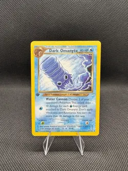 Dark Omanyte, 37/105 Neo Destiny 1st Edition - Image 1